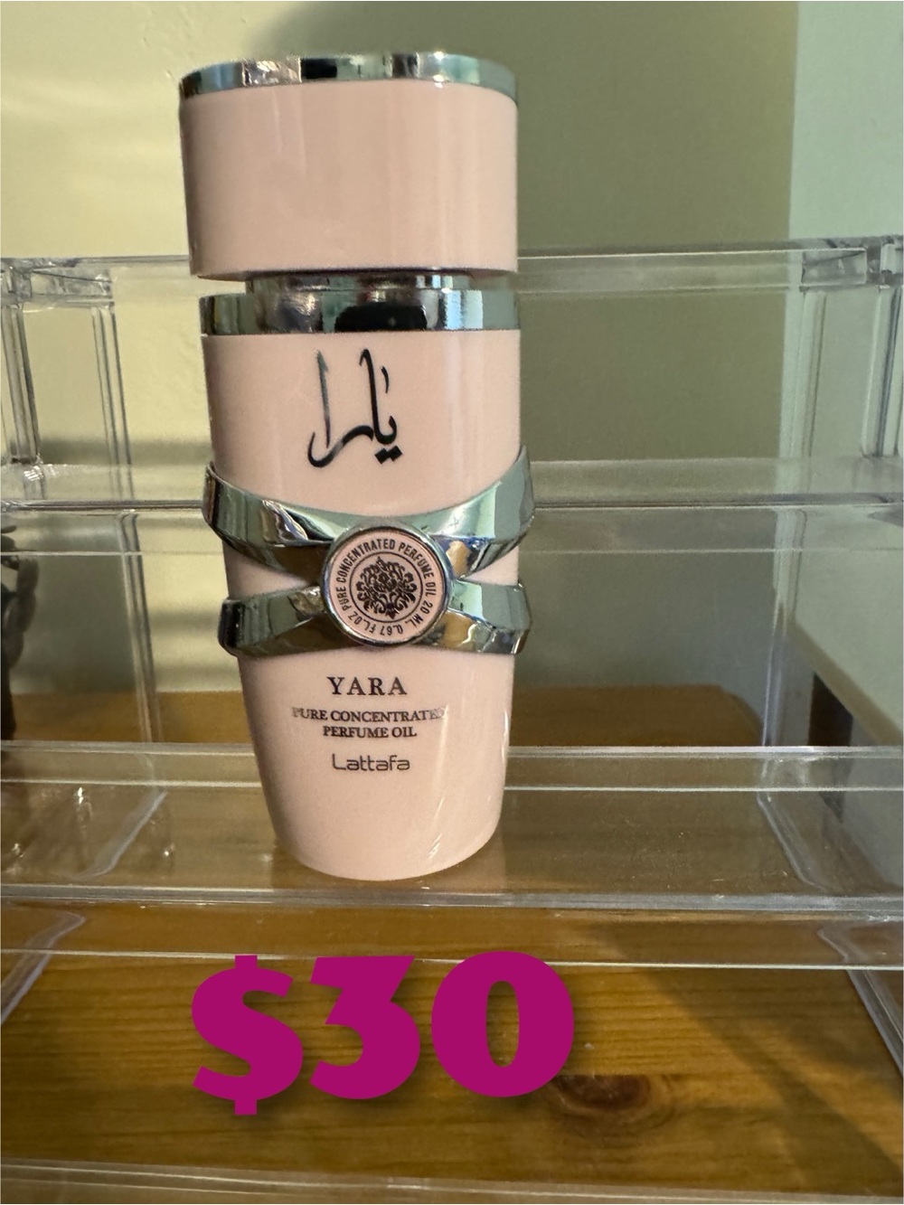 Yara Pure Concentrated Perfume Oil - Soft Pink new without box